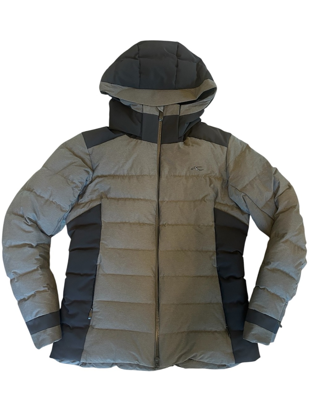 KJUS Snowscape Winter Puffer Coat Hooded Insulated Ski Snowboard Jacket Womens